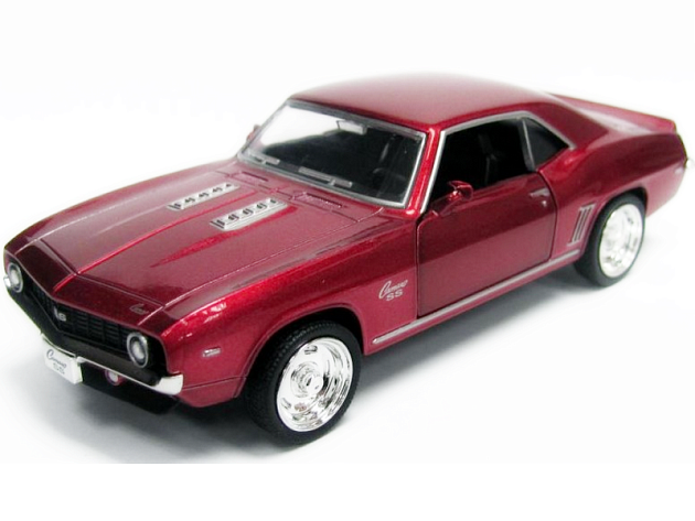 Машина Ideal 1:30-39 Chevrolet Camaro 1969 (блест. метал. крас.)