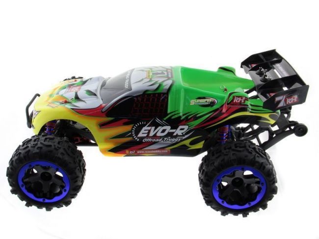 Радиоуправляемая трагги Remo Hobby EVO-R Brushless UPGRADE (зеленая) 4WD 2.4G 1/8 RTR Радиоуправляемая трагги Remo Hobby EVO-R Brushless UPGRADE (зеленая) 4WD 2.4G 1/8 RTR
