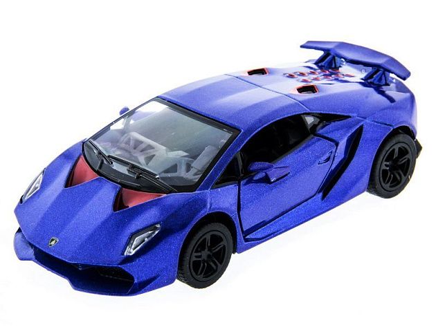 Машина Kinsmart 1:40 Lamborghini Sesto Elemento инерция (1/12шт) б/к