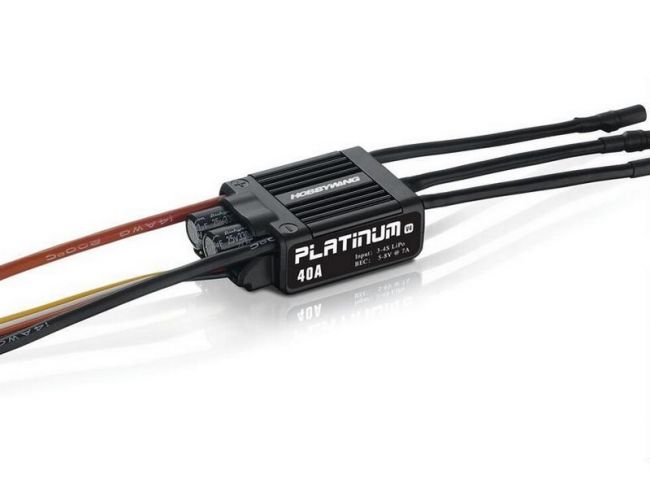 Бесколлекторный регулятор Hobbywing PLATINUM-40A-V4 (40A-60A, Aircraft, Heli) Бесколлекторный регулятор Hobbywing PLATINUM-40A-V4 (40A-60A, Aircraft, Heli)