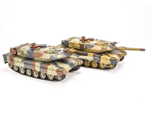 Р/У танковый бой Huan Qi Abrams и Abrams 1:24 2.4G (два танка, з/у, акк) Р/У танковый бой Huan Qi Abrams и Abrams 1:24 2.4G (два танка, з/у, акк)