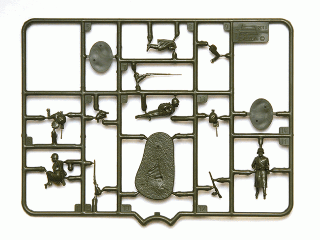 Сборные солдатики ZVEZDA Советская пехота 1941-43гг. (зима), 1/72