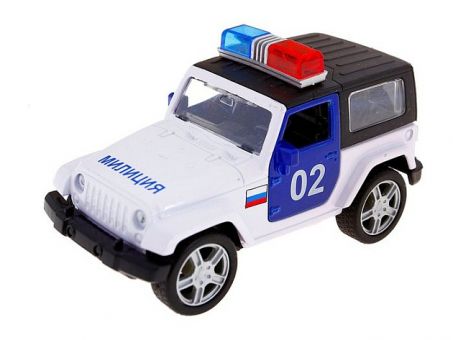 Машина Autotime "USA ALLROAD 4WD" милиция, звук, свет 1:36 Машина Autotime "USA ALLROAD 4WD" милиция, звук, свет 1:36
