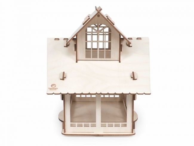 Деревянный конструктор Lemmo Кормушка "Рио", 65 деталей