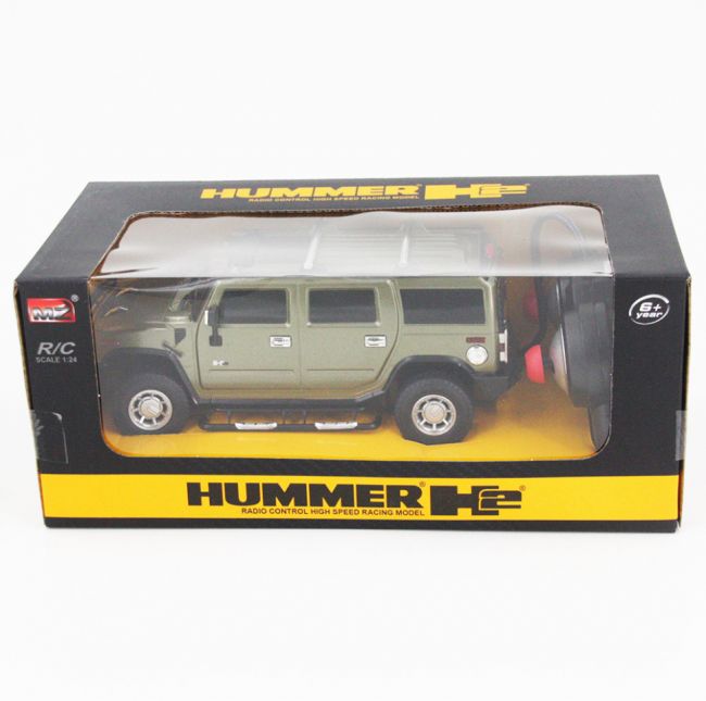 Радиоуправляемая машина MZ Hummer H2 Green 1:24 - 27020-G Радиоуправляемая машина MZ Hummer H2 Green 1:24 - 27020-G