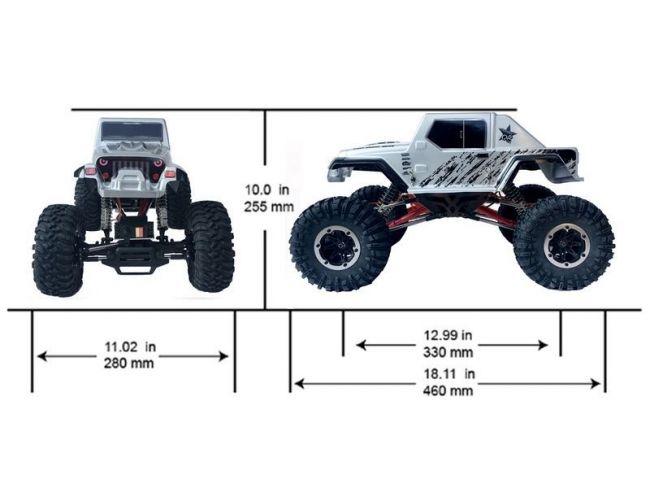 Радиоуправляемый краулер Remo Hobby Jeeps (1072-SJ) 4WD 2.4G 1/10 RTR Радиоуправляемый краулер Remo Hobby Jeeps (1072-SJ) 4WD 2.4G 1/10 RTR
