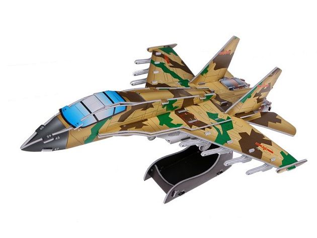 3D пазлы из пенокартона ВОЕННЫЙ САМОЛЕТ (32 детали) 3D пазлы из пенокартона ВОЕННЫЙ САМОЛЕТ (32 детали)