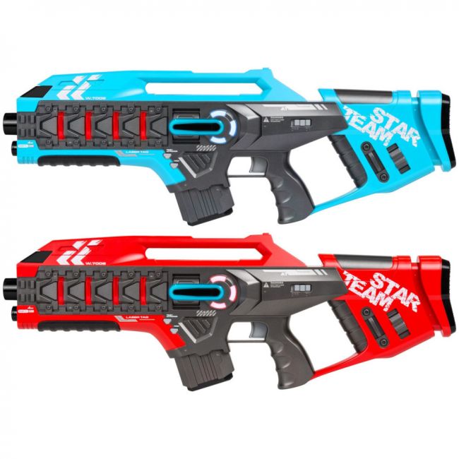 Набор для лазертага Winyea Call of Life Star-Team (2 автомата, красный и синий) - W7006D-RB Набор для лазертага Winyea Call of Life Star-Team (2 автомата, красный и синий) - W7006D-RB