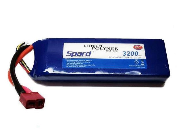 Аккумулятор Li-Po Spard 3200mAh, 11,1V, 25C, T‐plug