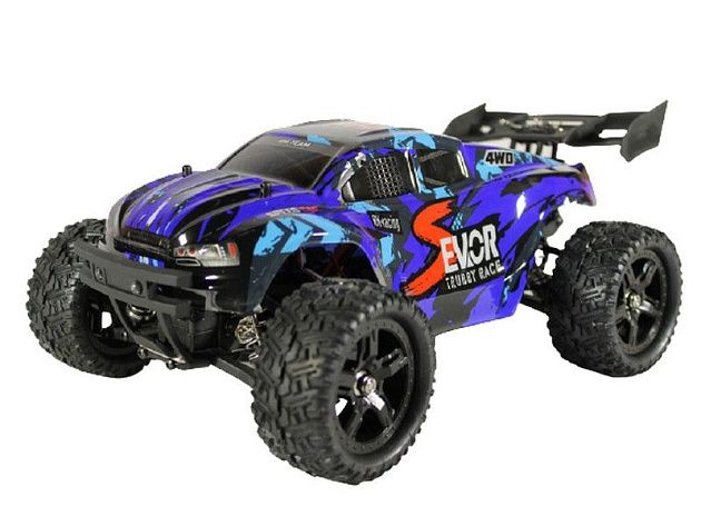 Радиоуправляемая трагги Remo Hobby S EVO-R Brushless V2.0 (синяя) 4WD 2.4G 1/16 RTR Радиоуправляемая трагги Remo Hobby S EVO-R Brushless V2.0 (синяя) 4WD 2.4G 1/16 RTR