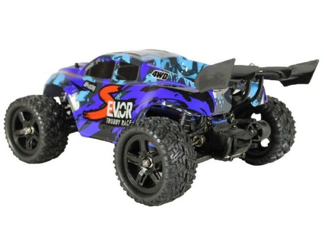 Радиоуправляемая трагги Remo Hobby S EVO-R Brushless V2.0 (синяя) 4WD 2.4G 1/16 RTR Радиоуправляемая трагги Remo Hobby S EVO-R Brushless V2.0 (синяя) 4WD 2.4G 1/16 RTR