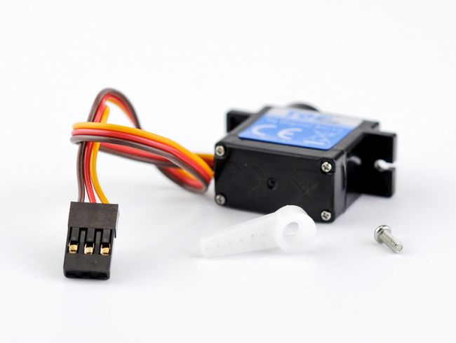 Сервомашинка 9g для планера Top RC Lightning 2100 (руль высоты), провод 150мм Сервомашинка 9g для планера Top RC Lightning 2100 (руль высоты), провод 150мм