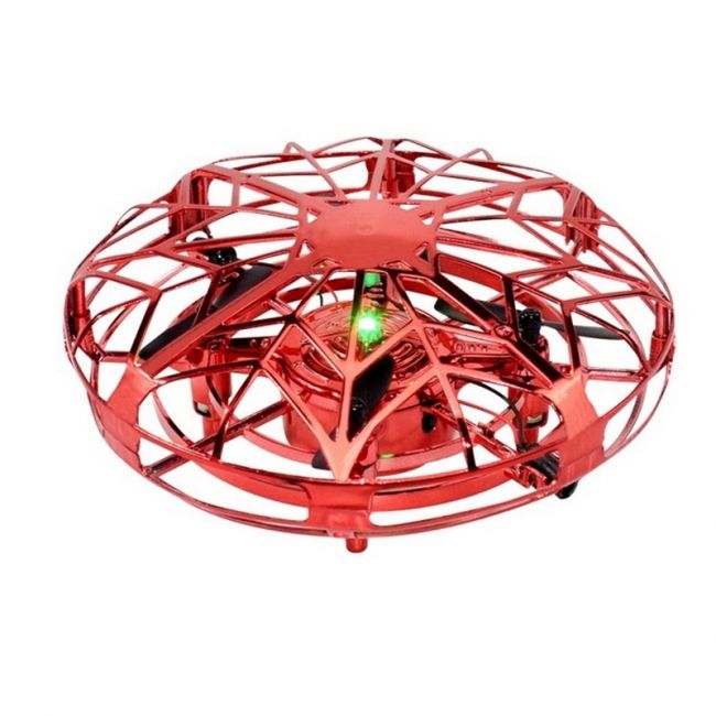 Квадрокоптер Flytec H05 Летающая тарелка, 12 см, свет, управление рукой Квадрокоптер Flytec H05 Летающая тарелка, 12 см, свет, управление рукой