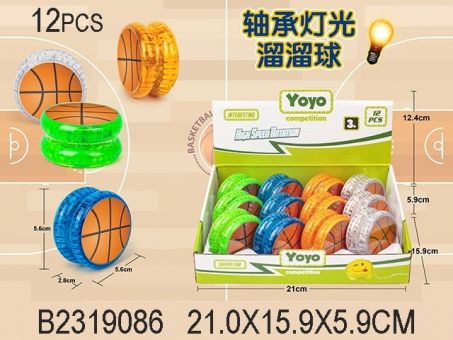 Игрушка "Йо-Йо" со светом (12 шт в наборе) Игрушка "Йо-Йо" со светом (12 шт в наборе)