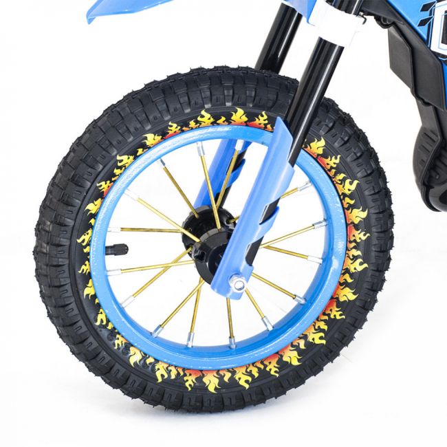 Детский кроссовый электромотоцикл Qike TD Blue 6V - QK-3058-BLUE Детский кроссовый электромотоцикл Qike TD Blue 6V - QK-3058-BLUE