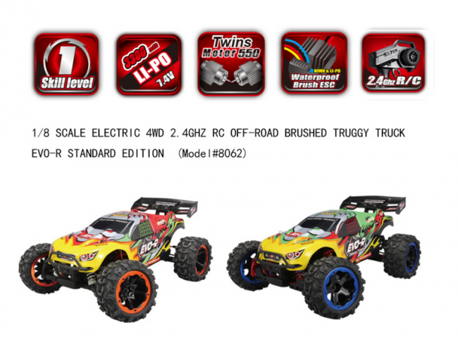 Радиоуправляемая трагги Remo Hobby EVO-R TWINS MOTOR (зеленая) 4WD 2.4G 1/8 RTR Радиоуправляемая трагги Remo Hobby EVO-R TWINS MOTOR (зеленая) 4WD 2.4G 1/8 RTR