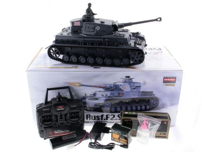 Р/У танк Heng Long 1/16 Panzerkampfwagen IV Ausf.F2.Sd.Kfz (Германия) 2.4G RTR Р/У танк Heng Long 1/16 Panzerkampfwagen IV Ausf.F2.Sd.Kfz (Германия) 2.4G RTR