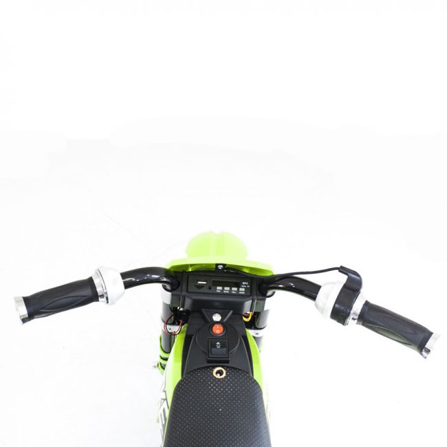 Детский кроссовый электромотоцикл Qike TD Green 6V - QK-3058-GREEN Детский кроссовый электромотоцикл Qike TD Green 6V - QK-3058-GREEN