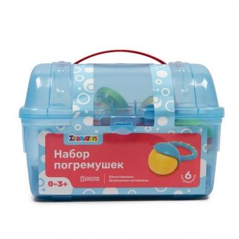 Погремушки 6 шт., в сундучке