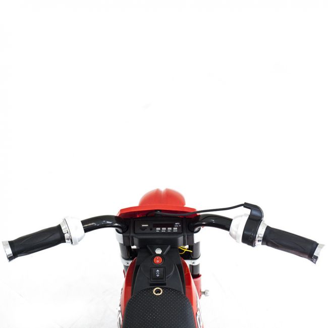 Детский кроссовый электромотоцикл Qike TD Red 6V - QK-3058-RED Детский кроссовый электромотоцикл Qike TD Red 6V - QK-3058-RED