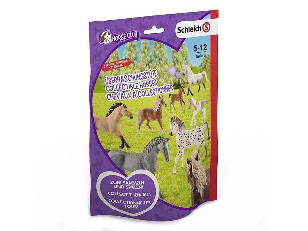 Фигурка Schleich Пакетик-сюрприз с 2 фигурками Horse Club Serie 3 Фигурка Schleich Пакетик-сюрприз с 2 фигурками Horse Club Serie 3