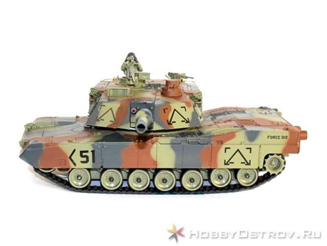 Р/У танк Huan Qi 1:28 M1A2 Abrams, 27/40МГц, стреляет шариками Р/У танк Huan Qi 1:28 M1A2 Abrams, 27/40МГц, стреляет шариками