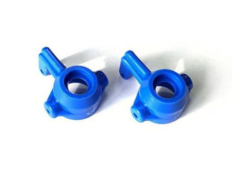 Капролоновые поворотные кулаки для Remo Hobby 1/16, синие, тюнинг (2 шт) Капролоновые поворотные кулаки для Remo Hobby 1/16, синие, тюнинг (2 шт)