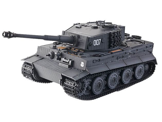 Радиоуправляемый танк Taigen 1/24 Tiger 1 (Германия, ранняя версия), для ИК боя, серый  2.4G RTR