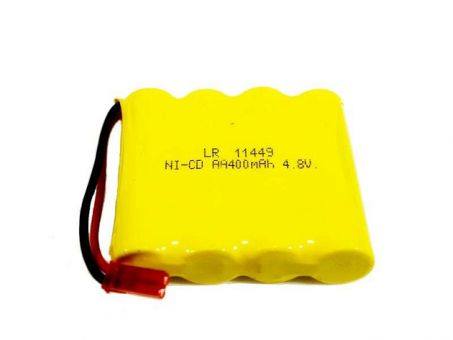 Аккумулятор Ni-Cd 400mAh, 4.8V, JST для Huina 1331, 1332 Аккумулятор Ni-Cd 400mAh, 4.8V, JST для Huina 1331, 1332
