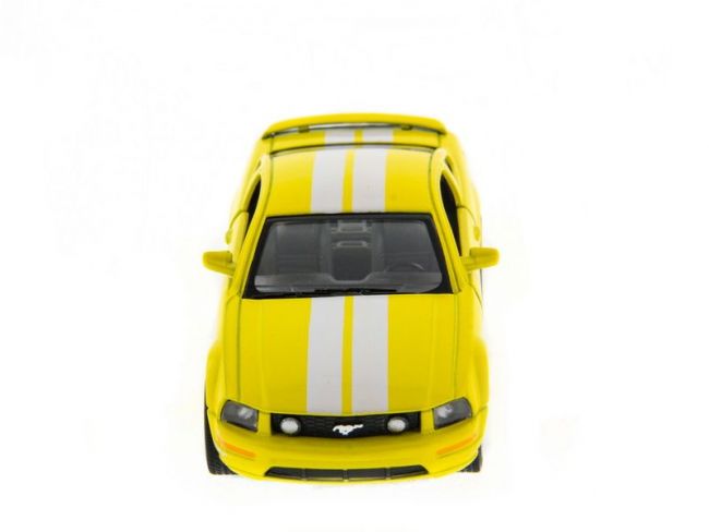 Машина Kinsmart 1:38 Ford Mustang GT с полосками инерция (1/12шт.) б/к