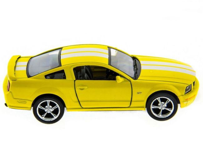 Машина Kinsmart 1:38 Ford Mustang GT с полосками инерция (1/12шт.) б/к