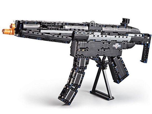 Конструктор CaDA deTech пистолет-пулемет MP5 (617 деталей)