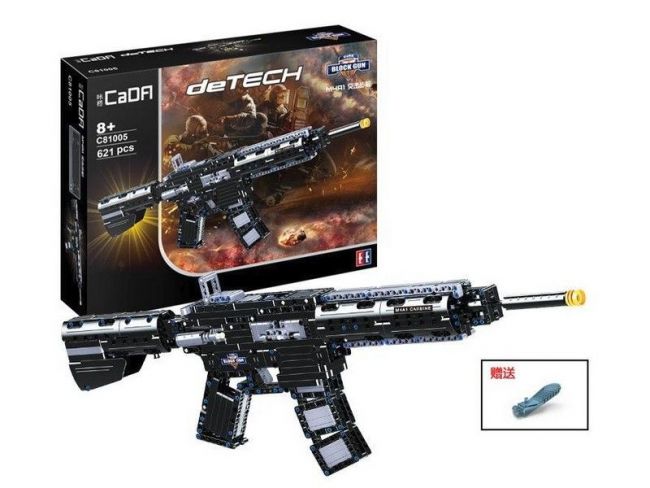 Конструктор CaDA deTech пистолет-пулемет MP5 (617 деталей)