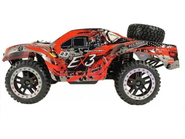 Радиоуправляемый шорт-корс Remo Hobby EX3 Brushless UPGRADE (красный) 4WD 2.4G 1/10 RTR Радиоуправляемый шорт-корс Remo Hobby EX3 Brushless UPGRADE (красный) 4WD 2.4G 1/10 RTR