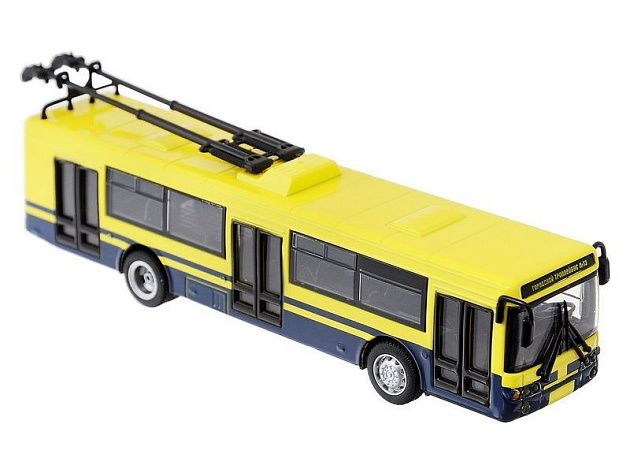 Машина АВТОПАРК 1:72 Троллейбус ЛИАЗ 5292 6547 в асс. инерция (1/12шт.) б/к