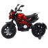 Детский электромотоцикл Harley Davidson (12V, EVA, ручка газа) - DLS01-SP-RED