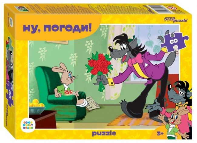 Мозаика "puzzle" 60 "Ну, погоди!"