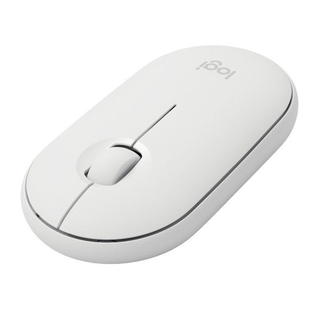 Беспроводная компактная мышь Logitech Pebble M350 White - 910-005541