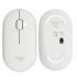 Беспроводная компактная мышь Logitech Pebble M350 White - 910-005541