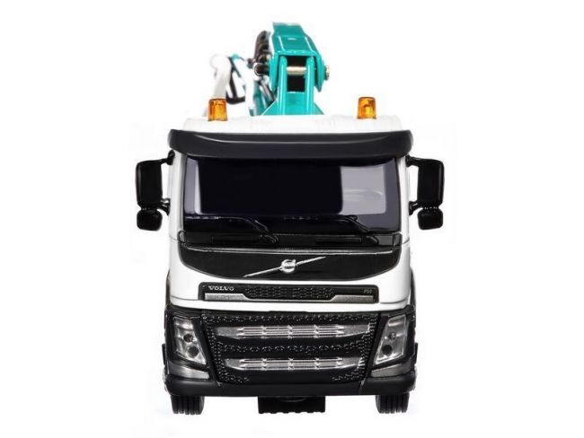 Машина "АВТОПАНОРАМА" Volvo бетононасос, белый, 1/50, свет, звук, в/к 28*14*10 см Машина "АВТОПАНОРАМА" Volvo бетононасос, белый, 1/50, свет, звук, в/к 28*14*10 см