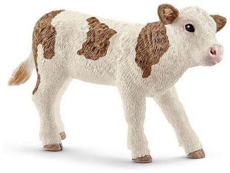 Фигурка Schleich Симментальский теленок Фигурка Schleich Симментальский теленок