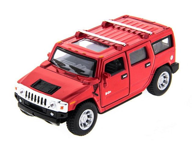 Машина Kinsmart 1:40 Haммer H2 2008 инерция (1/12шт.) б/к