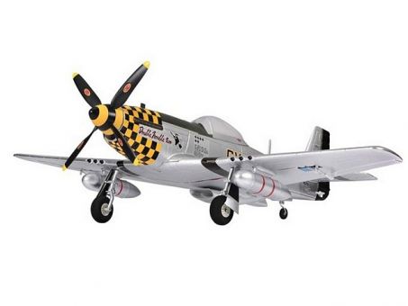 Радиоуправляемый самолет Top RC P-51D Pro желтый 750мм flight controller PNP Радиоуправляемый самолет Top RC P-51D Pro желтый 750мм flight controller PNP