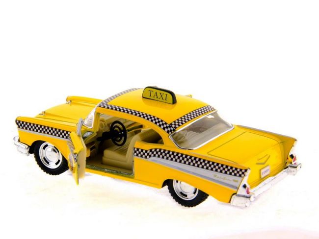 Машина Kinsmart "1957 Chevrolet Bel Air" инерция (1/12шт.) 1:36 б/к