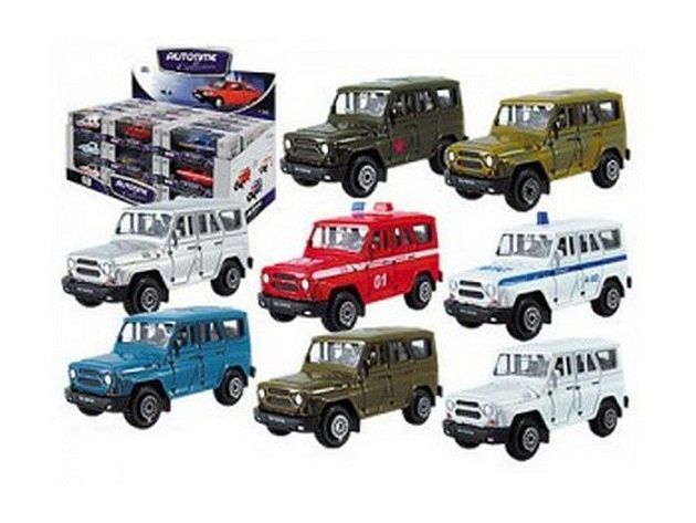 Машина Autotime "UAZ HUNTER" в ассортименте 1:60