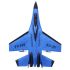 Радиоуправляемый самолет SU-35 для начинающих 2.4G - FX820-BLUE