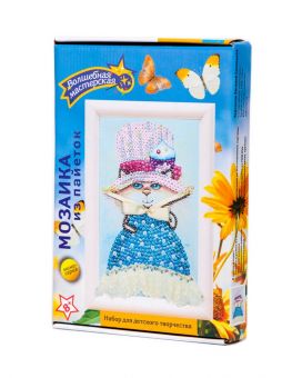 Мозаика из пайеток "Кошка" Мозаика из пайеток "Кошка"