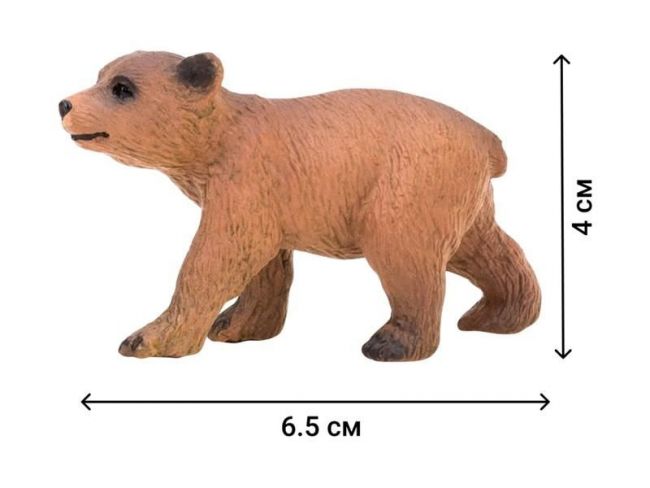 Набор фигурок животных MASAI MARA MM201-002 серии "Мир диких животных": Семья медведей, 4 пр. Набор фигурок животных MASAI MARA MM201-002 серии "Мир диких животных": Семья медведей, 4 пр.