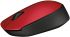 Беспроводная мышь Logitech M170 Red - 910-004648