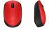 Беспроводная мышь Logitech M170 Red - 910-004648